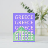 ギリシャ、アテネ旅行アート シーズンポストカード (スタンド正面)