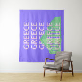 ギリシャ、アテネ旅行アート タペストリー (インサイチュ)