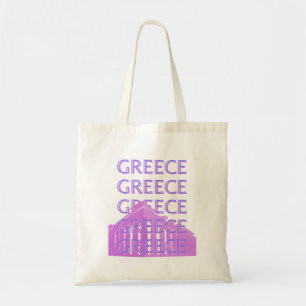 ギリシャ,アテネ旅行アート,レトロ旅行アート トートバッグ