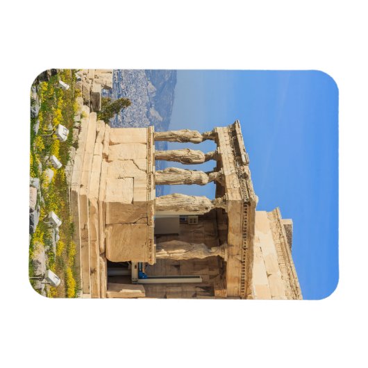 ギリシャ,アテネ,アクロポリスの丘 マグネット (横)