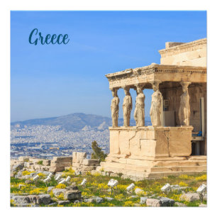 ギリシャ・アテネ・アクロポリス・ヒル写真プリント フォトプリント           