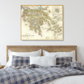 ギリシャ，アテネ キャンバスプリント (インサイチュ (寝室))