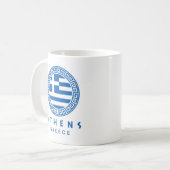 ギリシャ,アテネ コーヒーマグカップ (正面左)