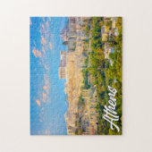 ギリシャ，アテネ ジグソーパズル (縦)