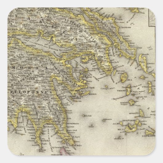 ギリシャ,アテネ スクエアシール (正面)