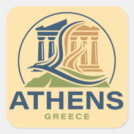 ギリシャ アテネ パルテノン神殿 スクエアシール