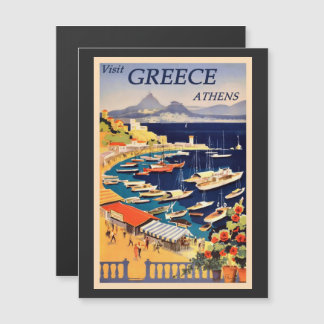 ギリシャ・アテネ ビンテージ 観光ポスター