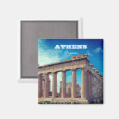 ギリシャ，アテネ マグネット (正面/裏面)
