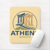 ギリシャ アテネ 古代ギリシャのパルテノン神殿 マウスパッド (マウス)