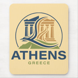 ギリシャ アテネ 古代ギリシャのパルテノン神殿 マウスパッド