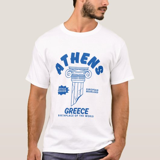 ギリシャ アテネ Tシャツ (正面)