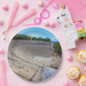 ギリシャ・アルゴリス州エピダウルスの古代劇場 ペーパープレート (パーティー)