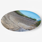 ギリシャ・アルゴリス州エピダウルスの古代劇場 ペーパープレート (アングル)