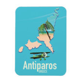 ギリシャ　アンティパロス島　旅行地図 マグネット (縦)