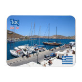 ギリシャ – イオス – 島 –  マグネット (横)