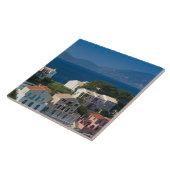 ギリシャ、イオニア諸島、ケファロニア、アソス： タイル (側面)