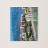 ギリシャ、イオニア諸島、ケファロニア、アソス： 2 ジグソーパズル (縦)