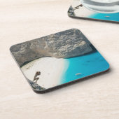 ギリシャ、イオニア諸島、ザキントス、難破船 コースター (左側)