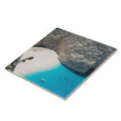 ギリシャ、イオニア諸島、ザキントス、難破船 タイル (側面)