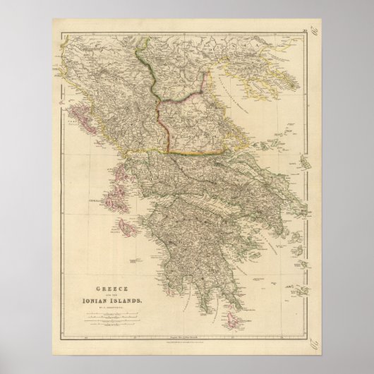 ギリシャ、イオニア諸島 ポスター (正面)