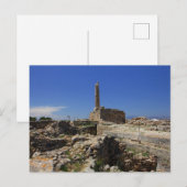 ギリシャ エギナ島 アポロ神殿 ポストカード (正面/裏面)