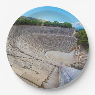 ギリシャ,エピダウルス,アルゴリス,古代劇場 ペーパープレート
