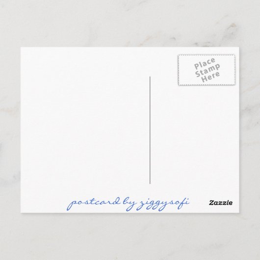 ギリシャ・オイアのパノラマビュー ポストカード (裏面)