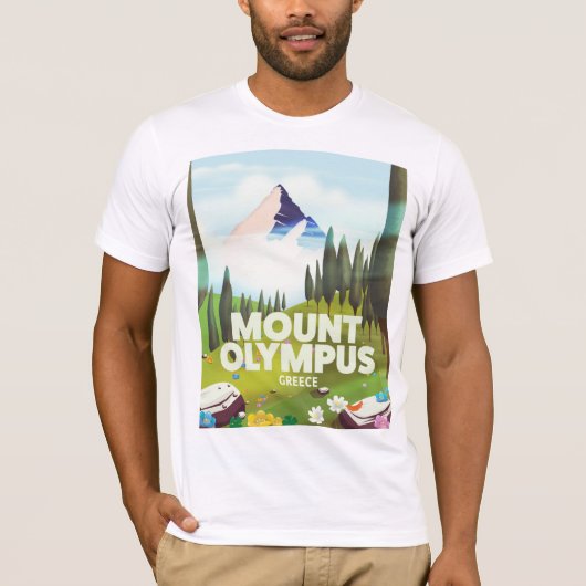 ギリシャ オリンポス山 Tシャツ (正面)