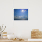 ギリシャ、キクラデス諸島、エーゲ海 ポスター (キッチン)