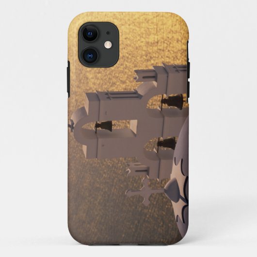 ギリシャ, キクラデス諸島, サントリーニ島, ティラ島, Case-Mate iPhoneケース (裏面)