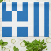 ギリシャ キッチンタオル (折り畳み)