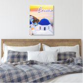 ギリシャ キャンバスプリント (インサイチュ (寝室))