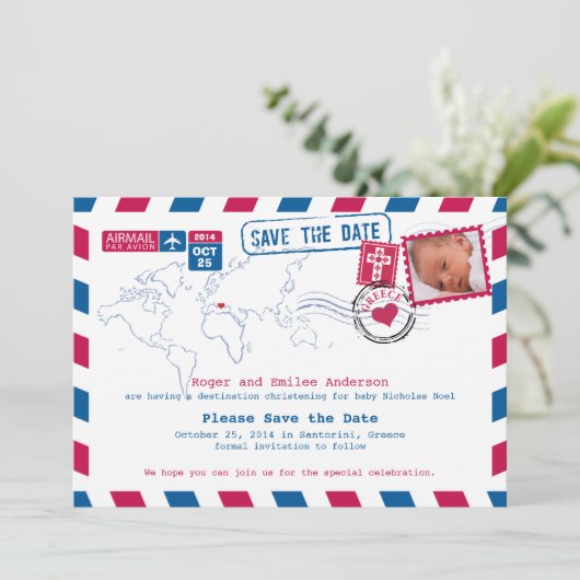 ギリシャ《キリスト教》洗礼式や命名式バプテスマ セーブザデート (スタンド正面)