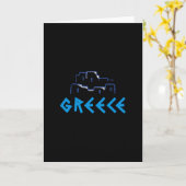 ギリシャ ギリシャの島々 カード (黄色い花)