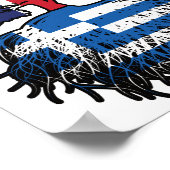 ギリシャ・ギリシャ英国統一されたイギリスイギリス ポスター (角)