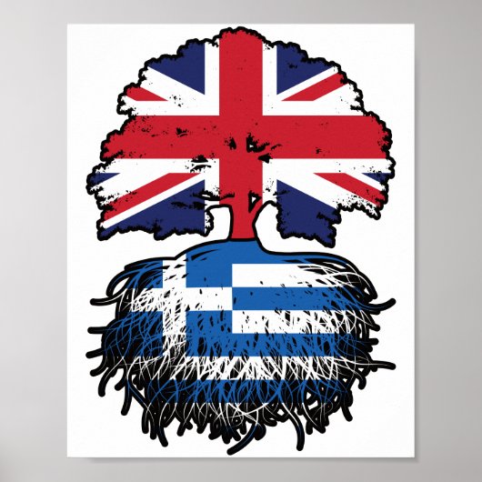 ギリシャ・ギリシャ英国統一されたイギリスイギリス ポスター (正面)