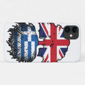 ギリシャ・ギリシャ英国統一されたイギリスイギリス Case-Mate iPhoneケース (裏面(横))