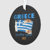 ギリシャ・ギリシャ・バケーションヨーロッパ旅行 オーナメント (正面)