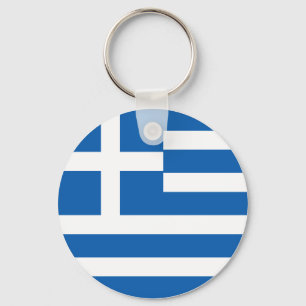 ギリシャ(ギリシャ)フラグ キーホルダー