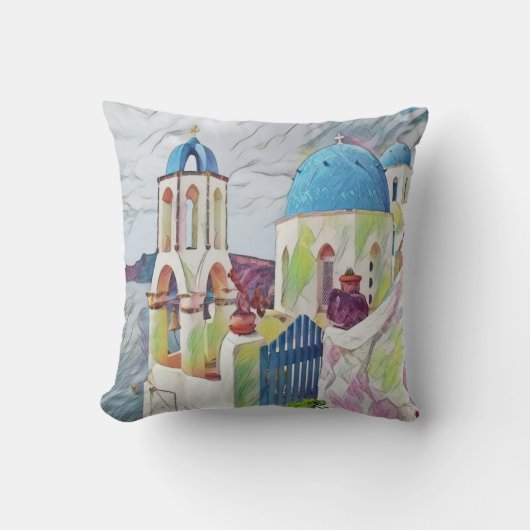 ギリシャ クッション (正面)