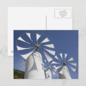 ギリシャ，クレタ島，イラク共和国，アノケラ： 2 ポストカード (正面/裏面)