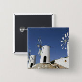 ギリシャ、クレタ島、イラク共和国、アノ・ケラ： 缶バッジ (正面&裏面)