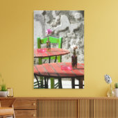 ギリシャ、クレタ島、ハニア県カラフル2 キャンバスプリント (インサイチュ (リビング))