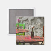 ギリシャ、クレタ島、ハニア県カラフル: マグネット (正面/裏面)