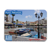 ギリシャ – クレタ島 – Agios Nikolaos - マグネット (横)