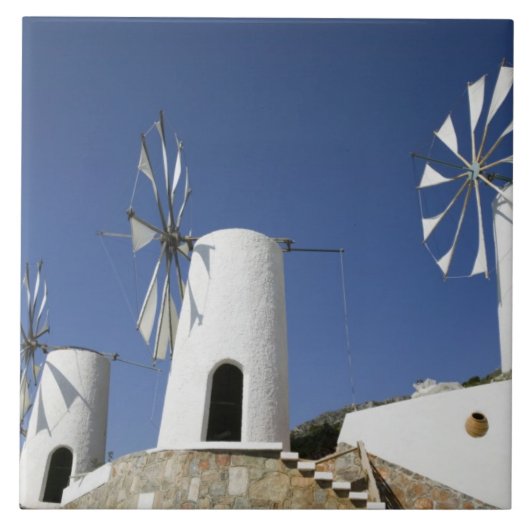 ギリシャ、クレテ、イラクリオ州、アノケラ州: タイル (正面)