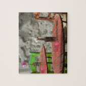 ギリシャ、クレテ、ハニア州、ハニア:カラフル ジグソーパズル (縦)