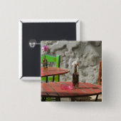 ギリシャ、クレテ、ハニア州、ハニア:カラフル 缶バッジ (正面&裏面)