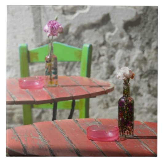 ギリシャ、クレテ、ハニア州、ハニア：2 タイル (正面)