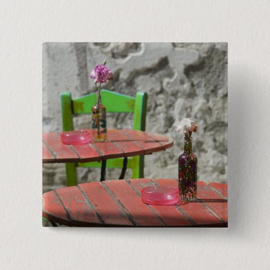 ギリシャ、クレテ、ハニア州、ハニア:2 缶バッジ (正面)